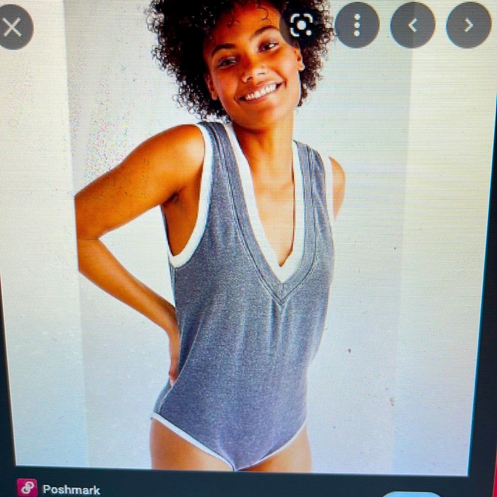 Free People Intimacy Cozy Cool Tank Bodysuit